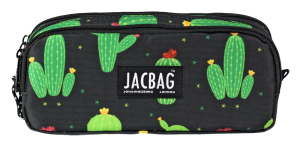 Jacbag Trıple Pouch-Üç Bölmeli Kalem Kutusu Triple Pouch-Kaktüs