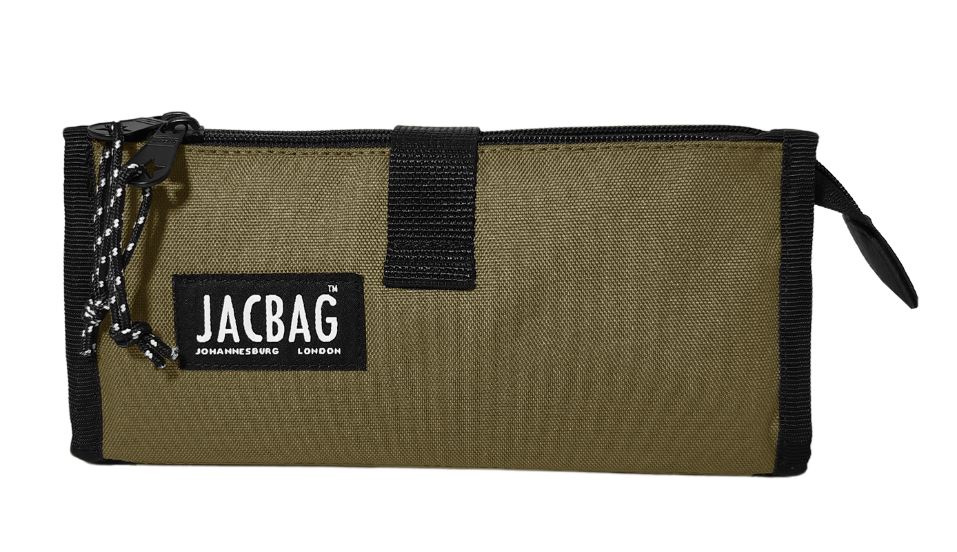 Jacbag Twın Case Pro-İki Bölmeli Masa Üstü Kalem Kutusu Twin-Haki