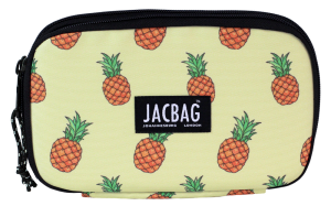 Jacbag Double Cover -Çift Kapaklı Kalem Kutusu Double Cover-Ananas