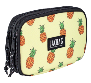 Jacbag Double Cover -Çift Kapaklı Kalem Kutusu Double Cover-Ananas