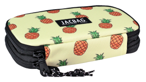 Jacbag Double Cover -Çift Kapaklı Kalem Kutusu Double Cover-Ananas