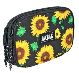Jacbag Double Cover -Çift Kapaklı Kalem Kutusu Double Cover-Ayçiçeği