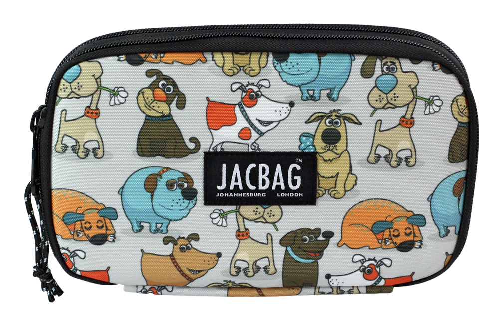 Jacbag Double Cover -Çift Kapaklı Kalem Kutusu Double Cover-Neşeli Patiler