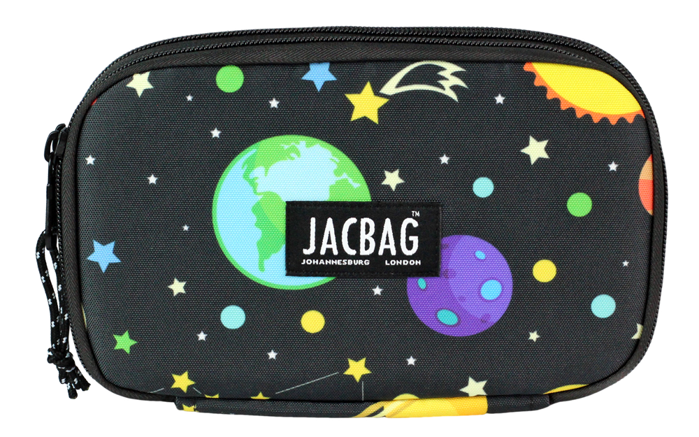 Jacbag Double Cover -Çift Kapaklı Kalem Kutusu Double Cover-Galaksi