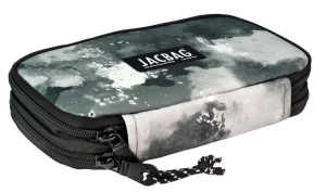 Jacbag Double Cover -Çift Kapaklı Kalem Kutusu Double Cover-Gri Bulut