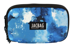 Jacbag Double Cover -Çift Kapaklı Kalem Kutusu Double Cover-Mavi Bulut