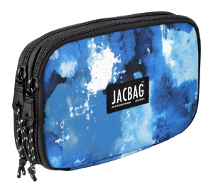 Jacbag Double Cover -Çift Kapaklı Kalem Kutusu Double Cover-Mavi Bulut