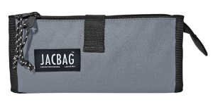 Jacbag Twın Case Pro-İki Bölmeli Masa Üstü Kalem Kutusu Twin-Gri