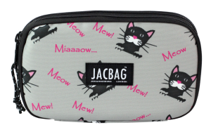 Jacbag Double Cover -Çift Kapaklı Kalem Kutusu Double Cover-Miyav