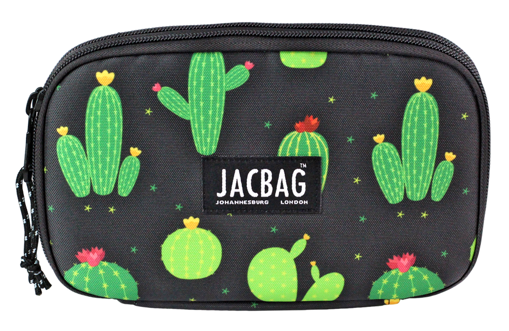 Jacbag Double Cover -Çift Kapaklı Kalem Kutusu Double Cover-Kaktüs