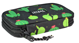 Jacbag Double Cover -Çift Kapaklı Kalem Kutusu Double Cover-Kaktüs