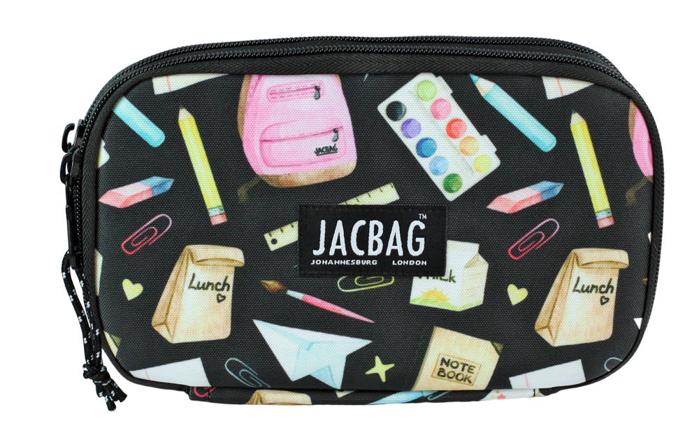 Jacbag Double Cover -Çift Kapaklı Kalem Kutusu Double Cover-Pastel Pop