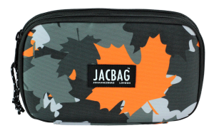 Jacbag Double Cover -Çift Kapaklı Kalem Kutusu Double Cover-Turuncu Camoflora