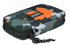 Jacbag Double Cover -Çift Kapaklı Kalem Kutusu Double Cover-Turuncu Camoflora