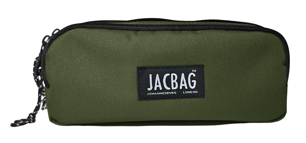 Jacbag Trıple Pouch-Üç Bölmeli Kalem Kutusu Triple Pouch-Haki