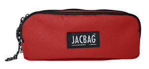 Jacbag Trıple Pouch-Üç Bölmeli Kalem Kutusu Triple Pouch-Kırmızı