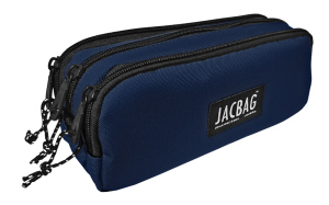 Jacbag Trıple Pouch-Üç Bölmeli Kalem Kutusu Triple Pouch-Lacivert