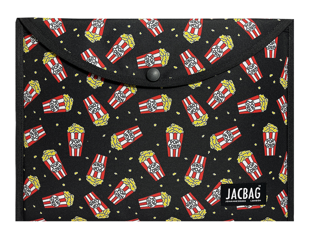 Jacbag Çıtçıtlı Dosya  Çanta  A4 Çıtçıtlı Dosya-Popcorn
