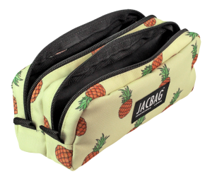 Jacbag Dual Pouch-İki Bölmeli Kalem Kutusu Dual Pouch-Ananas