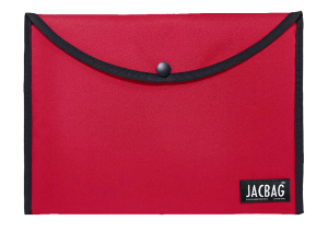 Jacbag Çıtçıtlı Dosya  Çanta  A4 Çıtçıtlı Dosya-Kırmızı