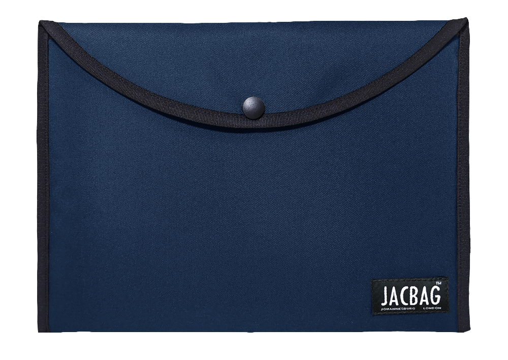 Jacbag Çıtçıtlı Dosya  Çanta  A4 Çıtçıtlı Dosya-Lacivert