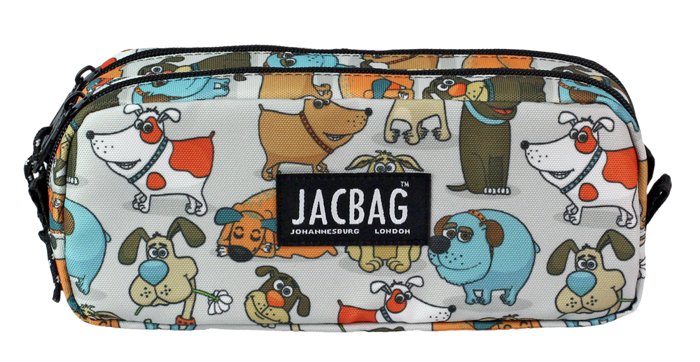 Jacbag Dual Pouch-İki Bölmeli Kalem Kutusu Dual Pouch-Neşeli Patiler