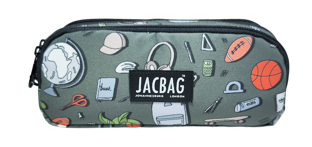 Jacbag Trıple Pouch-Üç Bölmeli Kalem Kutusu Triple Pouch-College