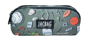 Jacbag Trıple Pouch-Üç Bölmeli Kalem Kutusu Triple Pouch-College