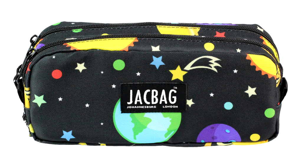 Jacbag Dual Pouch-İki Bölmeli Kalem Kutusu Dual Pouch-Galaksi
