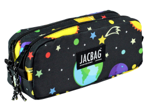 Jacbag Dual Pouch-İki Bölmeli Kalem Kutusu Dual Pouch-Galaksi