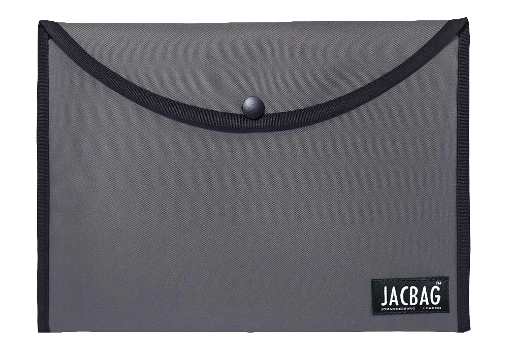 Jacbag Çıtçıtlı Dosya  Çanta  A4 Çıtçıtlı Dosya-Gri