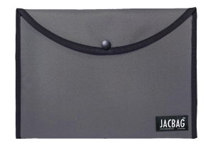 Jacbag Çıtçıtlı Dosya  Çanta  A4 Çıtçıtlı Dosya-Gri