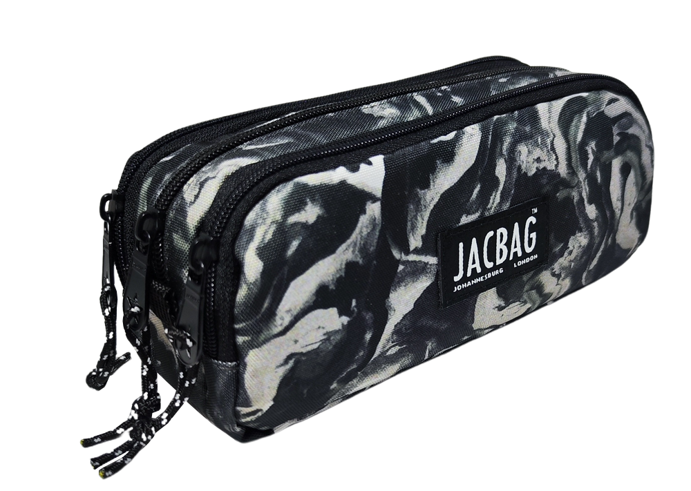 Jacbag Trıple Pouch-Üç Bölmeli Kalem Kutusu Triple Pouch-Dumanlı