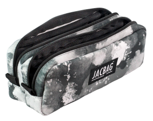 Jacbag Dual Pouch-İki Bölmeli Kalem Kutusu Dual Pouch-Gri Bulut