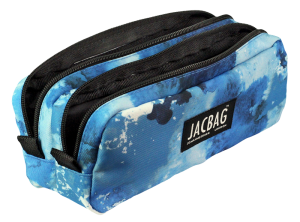 Jacbag Dual Pouch-İki Bölmeli Kalem Kutusu Dual Pouch-Mavi Bulut