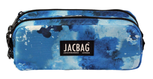 Jacbag Dual Pouch-İki Bölmeli Kalem Kutusu Dual Pouch-Mavi Bulut