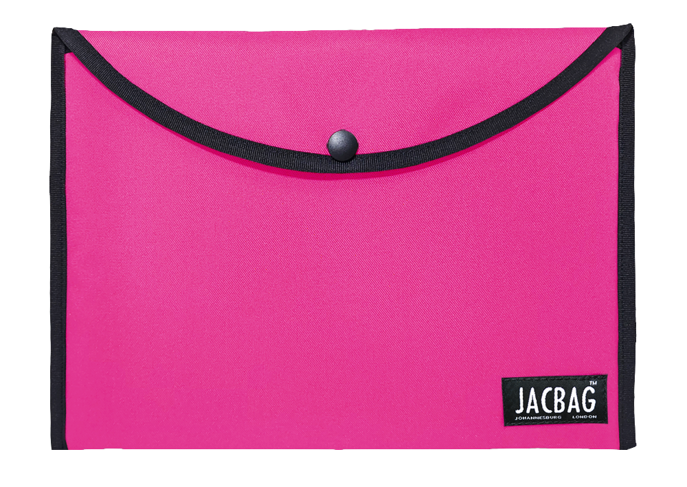 Jacbag Çıtçıtlı Dosya  Çanta  A4 Çıtçıtlı Dosya-Pembe