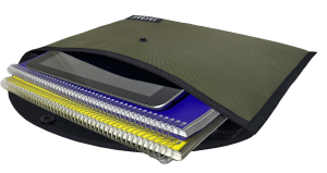 Jacbag Çıtçıtlı Dosya  Çanta  A4 Çıtçıtlı Dosya-Haki