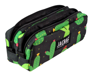 Jacbag Dual Pouch-İki Bölmeli Kalem Kutusu Dual Pouch-Kaktüs
