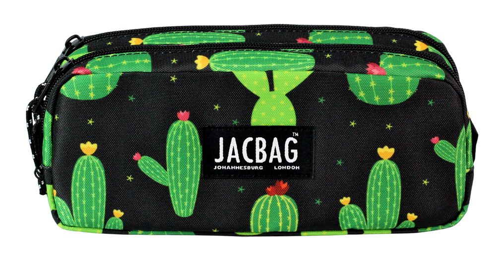 Jacbag Dual Pouch-İki Bölmeli Kalem Kutusu Dual Pouch-Kaktüs