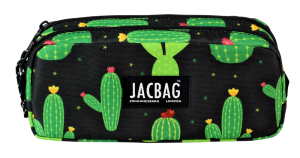 Jacbag Dual Pouch-İki Bölmeli Kalem Kutusu Dual Pouch-Kaktüs