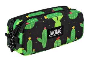 Jacbag Dual Pouch-İki Bölmeli Kalem Kutusu Dual Pouch-Kaktüs