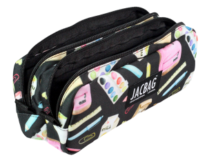 Jacbag Dual Pouch-İki Bölmeli Kalem Kutusu Dual Pouch-Pastel Pop