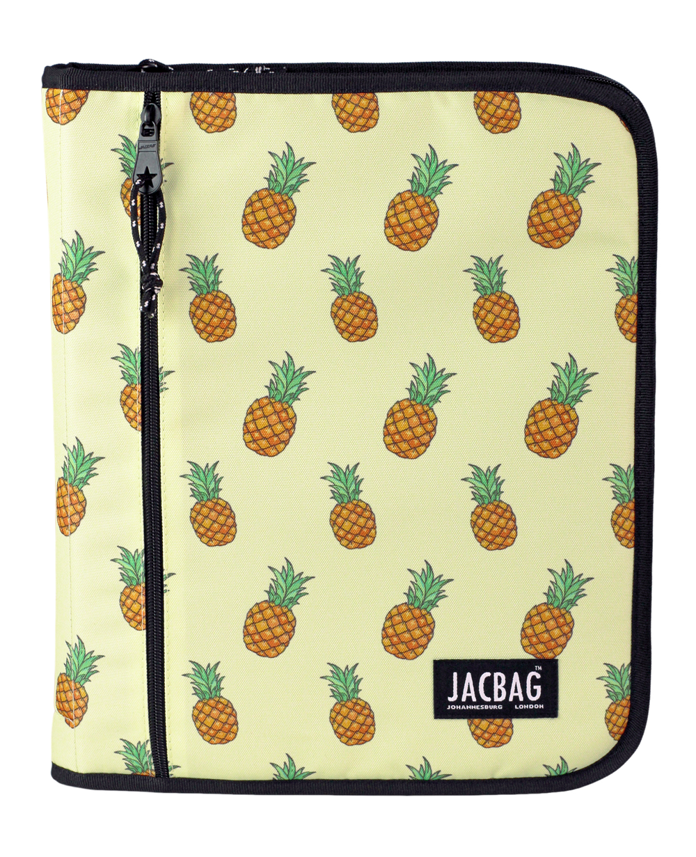 Jacbag OrganiZip-Fermuarlı Dosya Çanta A4 Organizer Dosya-Ananas