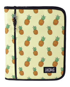 Jacbag OrganiZip-Fermuarlı Dosya Çanta A4 Organizer Dosya-Ananas