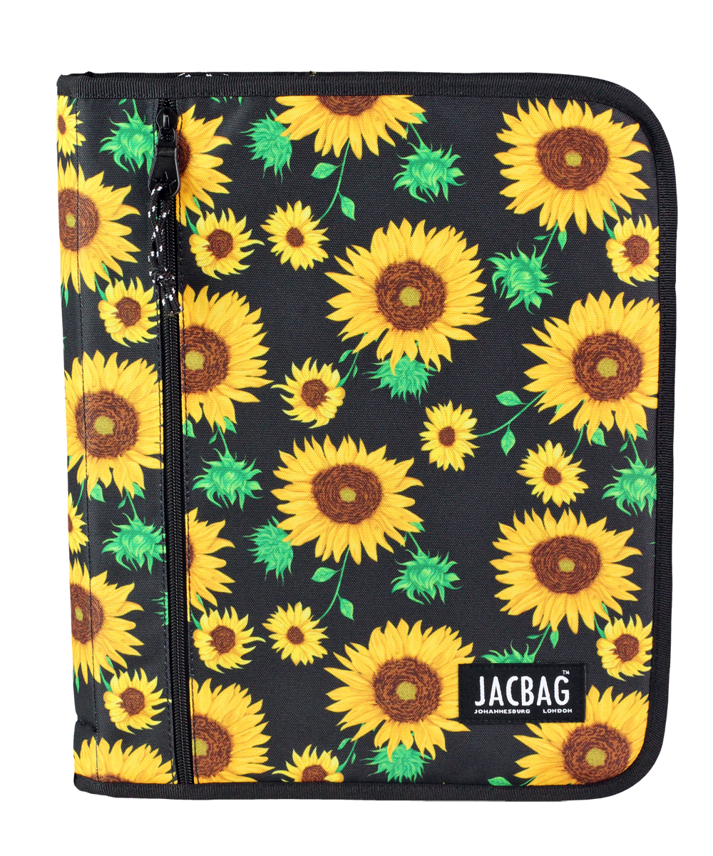 Jacbag OrganiZip-Fermuarlı Dosya Çanta A4 Organizer Dosya-Ayçiçeği