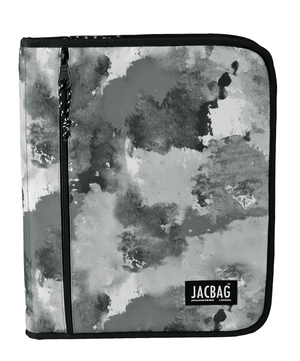 Jacbag OrganiZip-Fermuarlı Dosya Çanta A4 Organizer Dosya-Gri Bulut