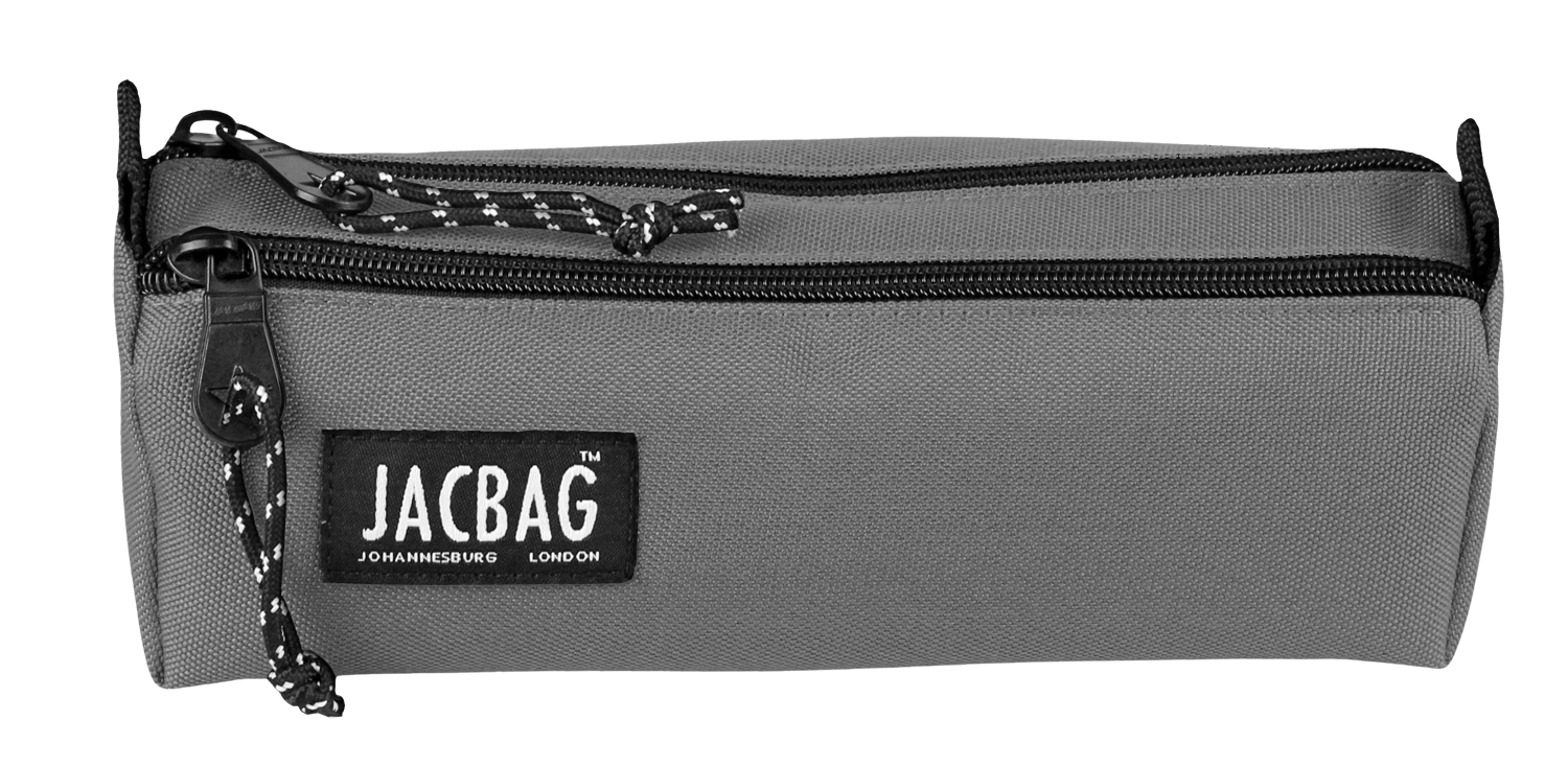 Jacbag Dual Prıme-Çift Bölmeli Üçgen Tip Kalem Kutusu Dual Prime-Gri