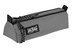 Jacbag Dual Prıme-Çift Bölmeli Üçgen Tip Kalem Kutusu Dual Prime-Gri