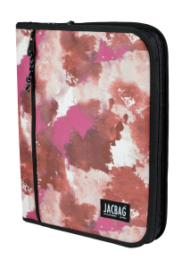 Jacbag OrganiZip-Fermuarlı Dosya Çanta A4 Organizer Dosya-Pembe Bulut